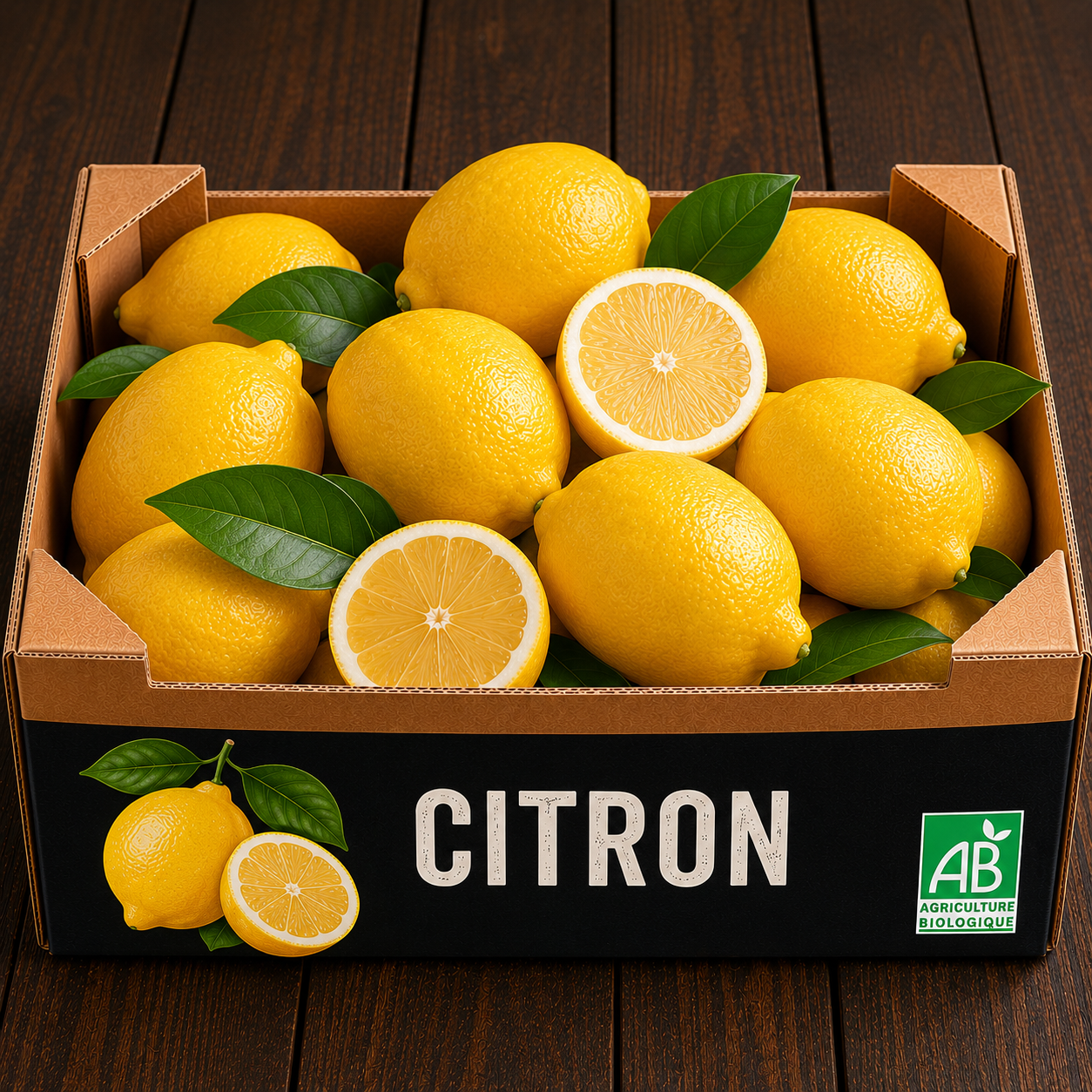 Citron vendu à la caisse