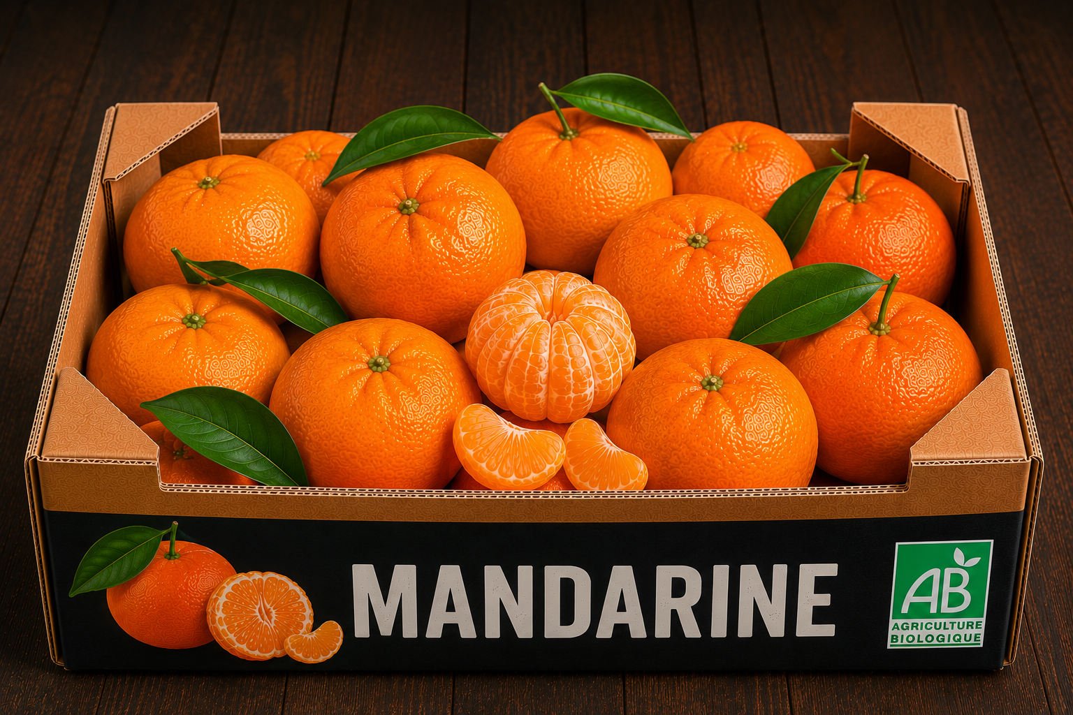 Mandarine vendu à la caisse