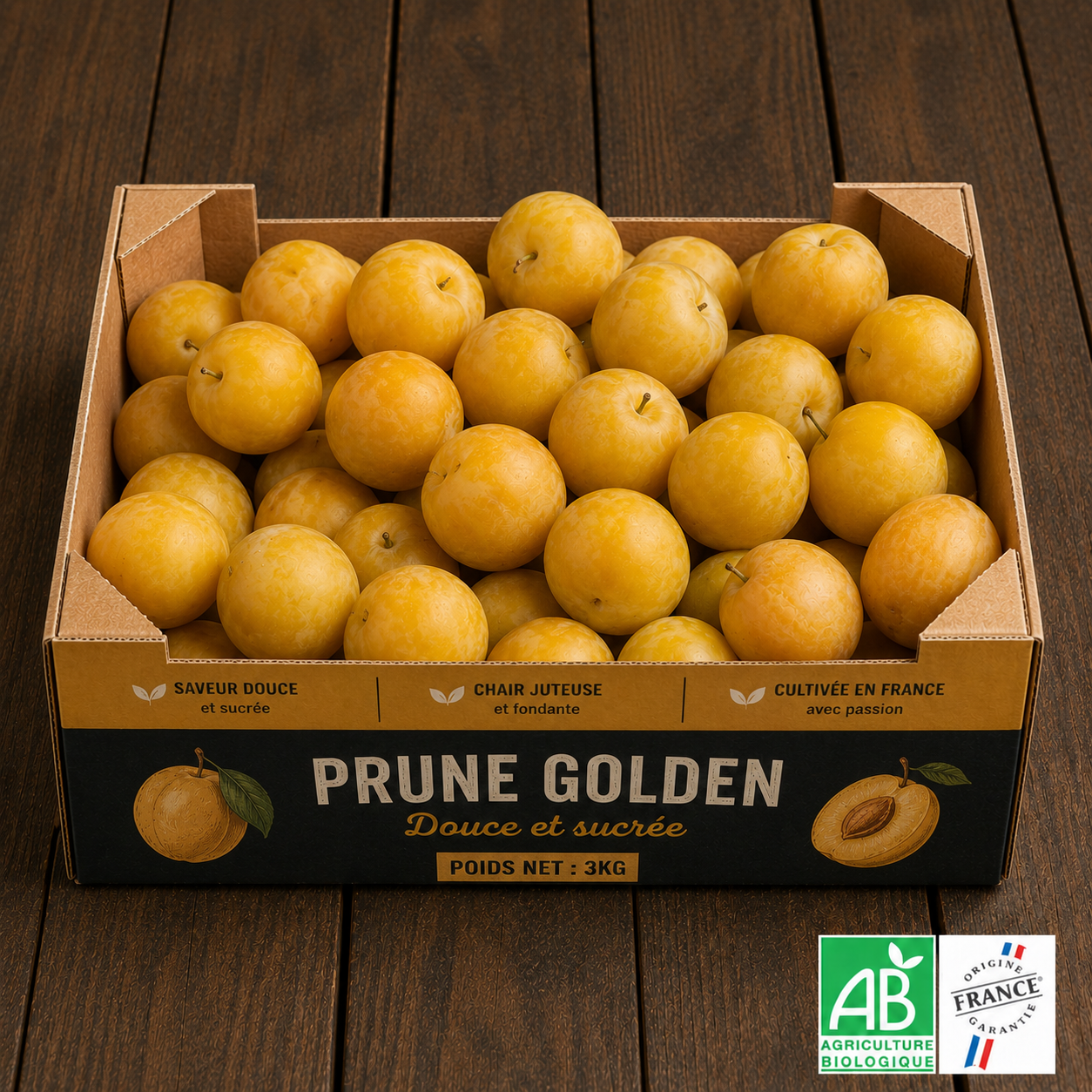 Prune Golden à la caisse 3K